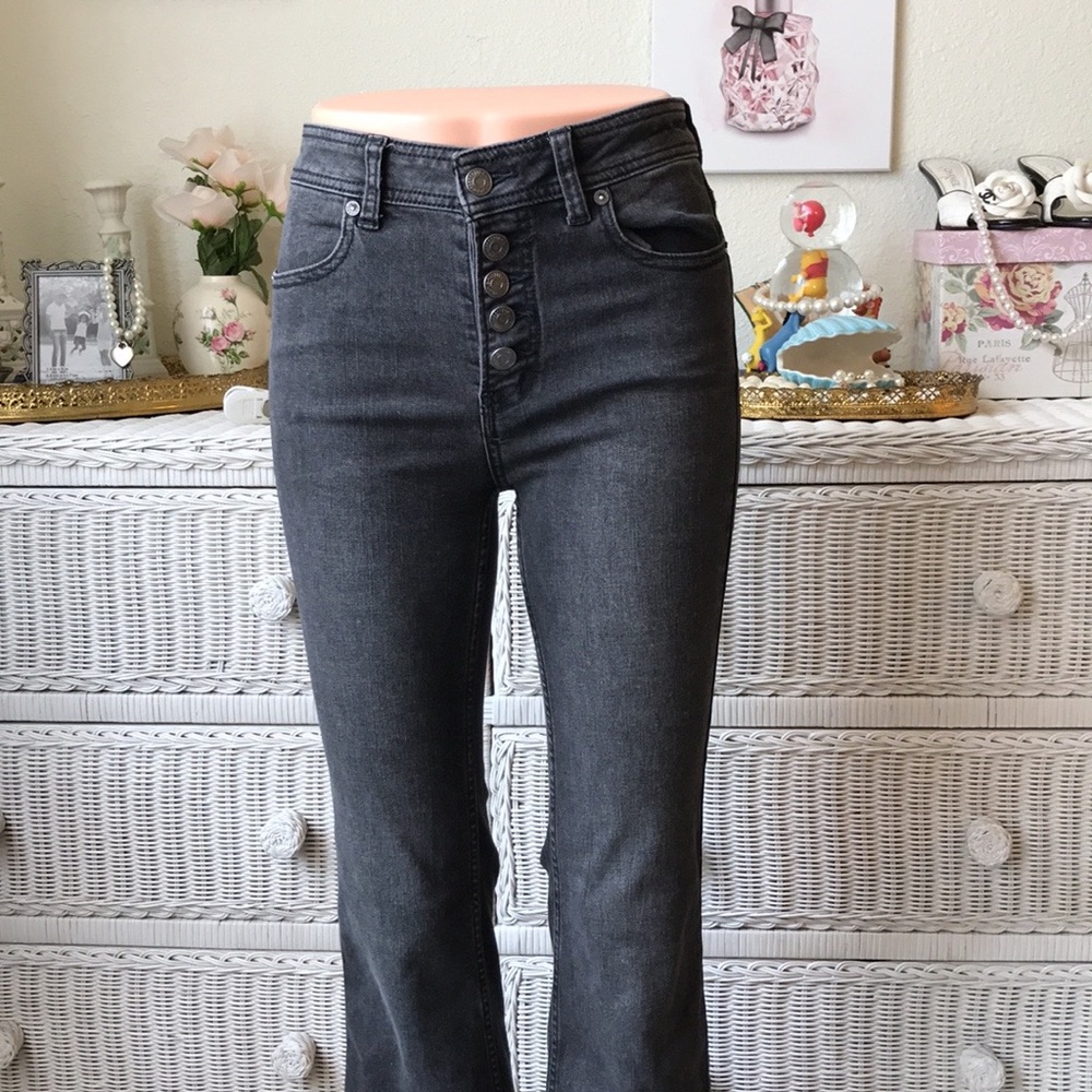 Free People palo alto faded black boot cut jean 26 - Picture 5 of 16